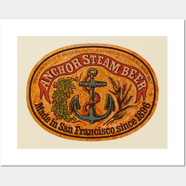 Anchor Steam Beer Sanfrancisco Wall Art by Midcenturydave